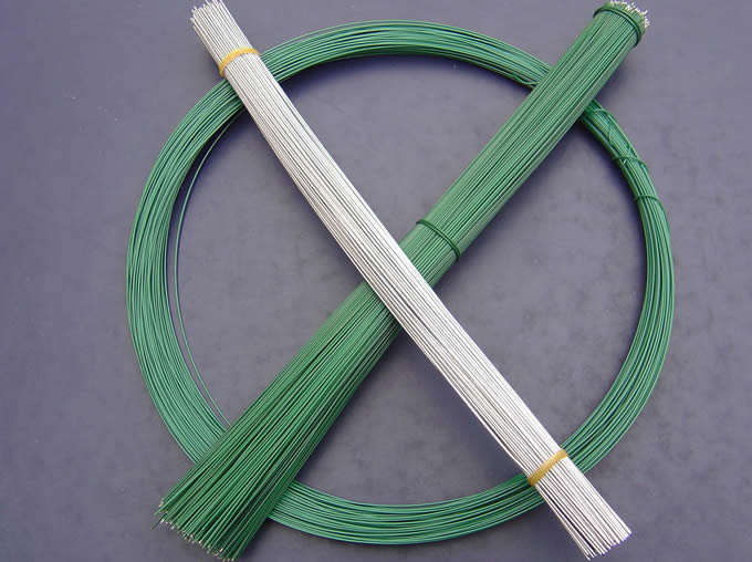 green binding straight cut wire