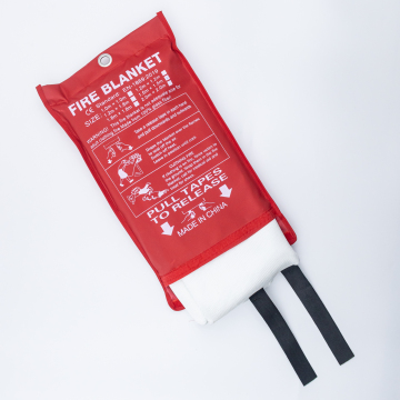 Custom Multiple Sizes Reusable Fire Fighting Emergency Fire Retardant Protection Fiberglass Cloth Fire Blanket