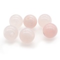 Bolas y esferas de chakra de cuarzo de rosa de 12 mm para el equilibrio de meditación