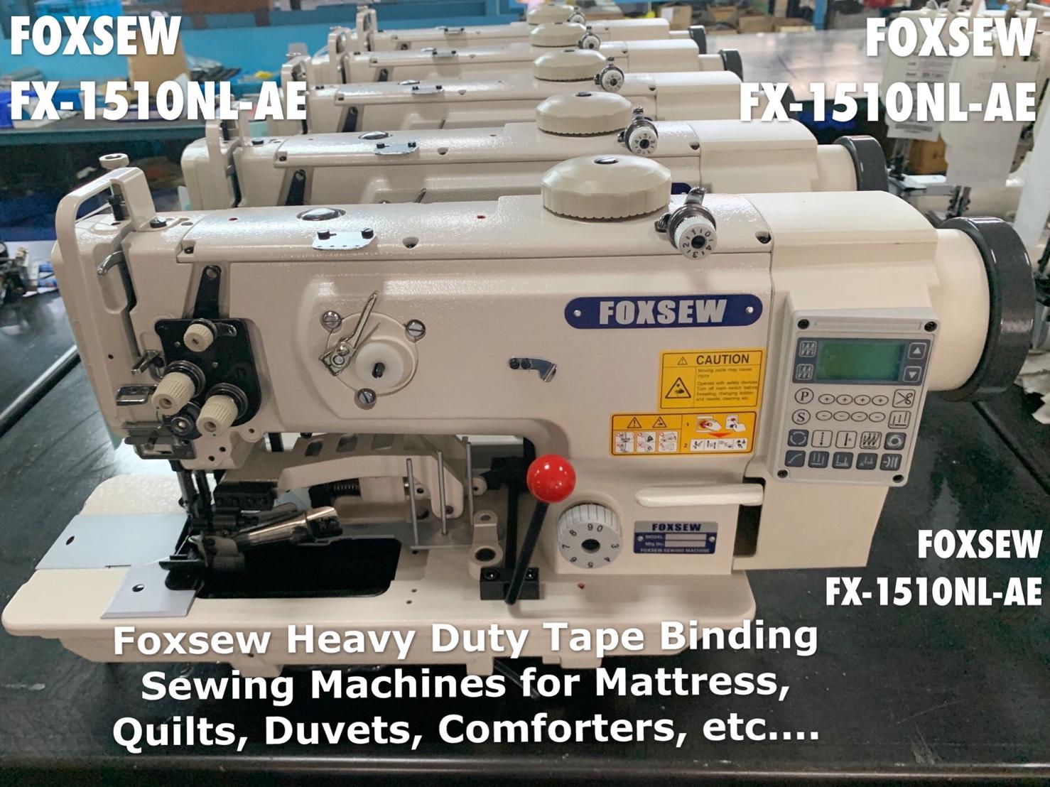 Heavy Duty Tape Binding Sewing Machines for Mattress, Quilts, Duvets, Comforters,FOXSEW FX-1510NL-AE -3