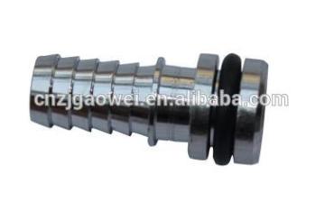 pipe adapter - straight, SS 3/8 barb syrup outlet fitting, outlet adapter