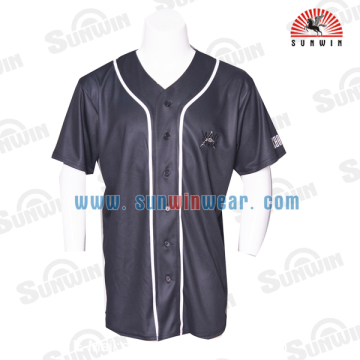 hot custom design baseball jersey baseball buttons shirt baseball jersey wholesale