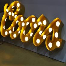 Large Vintage Style LED Lights Marquee Letters