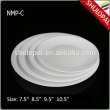 Heat Resistant Opal glassware Opal Glass Dinner Plate