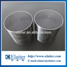 Honeycomb metallic substrate for DOC catalyst converter