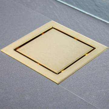 6 inches Hidden square shower floor drain