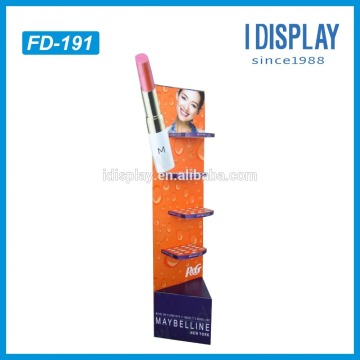 Custom Corrugated Cardboard Floor Displays for lipstick