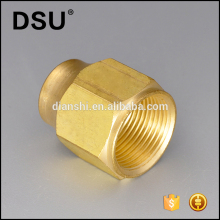 Brass forged hex female flare union