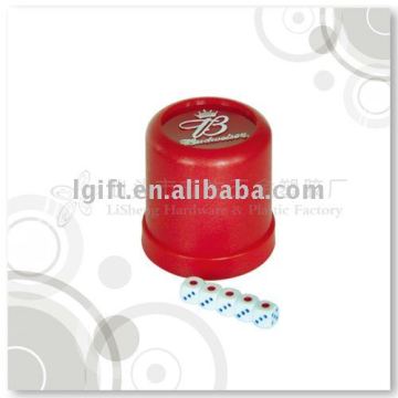 Red Color Dice Cup