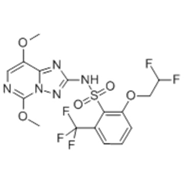 ベンゼンスルホンアミド、２−（２，２−ジフルオロエトキシ）−Ｎ−（５，８−ジメトキシ［１，２，４］トリアゾロ［１，５ − ｃ］ピリミジン−２−イル）−６−（トリフルオロメチル） -  ＣＡＳ ２１９７１４ -96-2