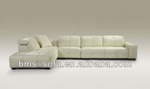 Modern white leather sofa EL001