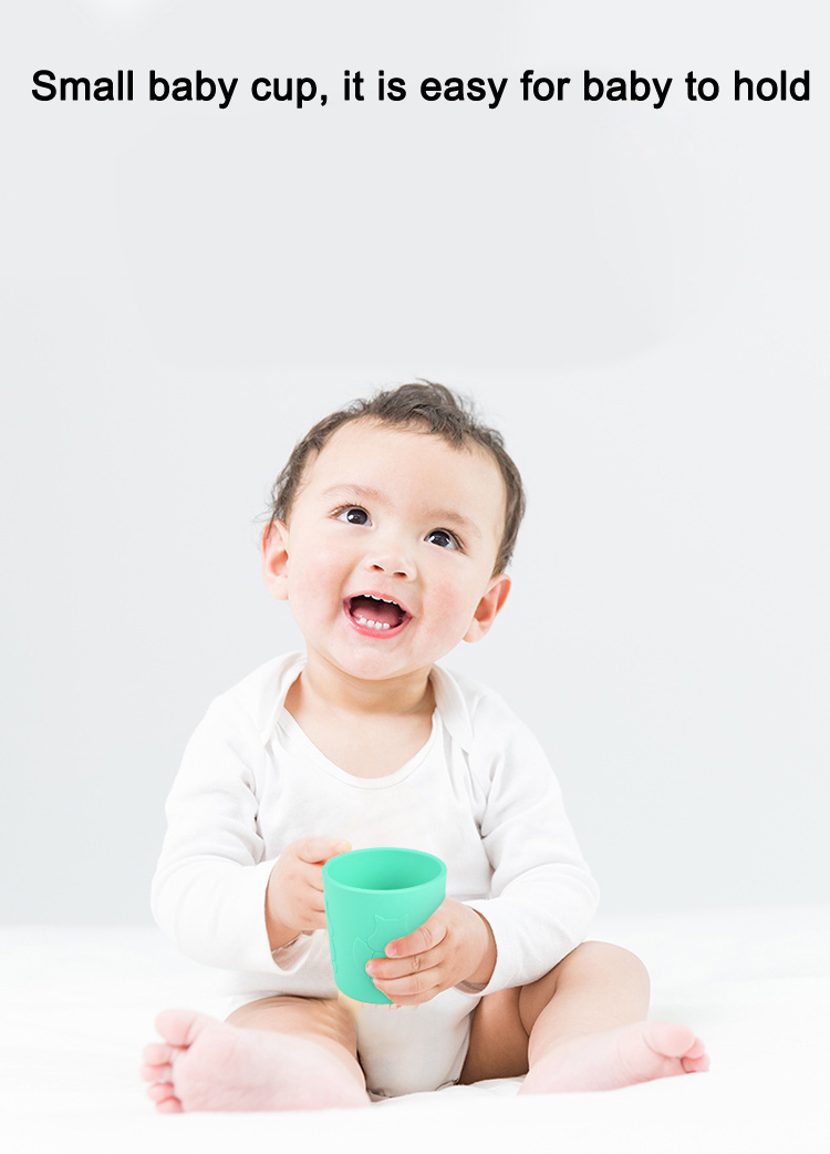 Eco Baby Drinking Cup Silicone Training Baby Silicone Cup Drinking Food Grade Silicone Baby Water Cup Kids