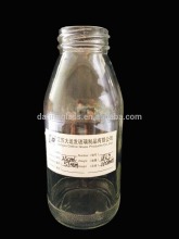 250ml glass milk bottle with screw cap