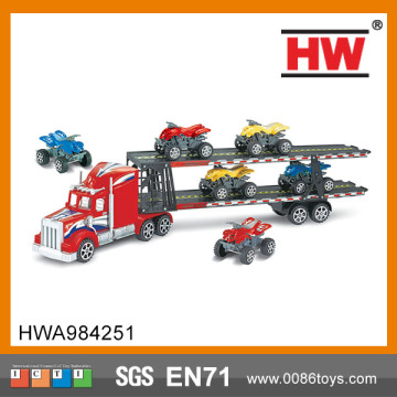 Friction Toy Truck  kids truck trailer