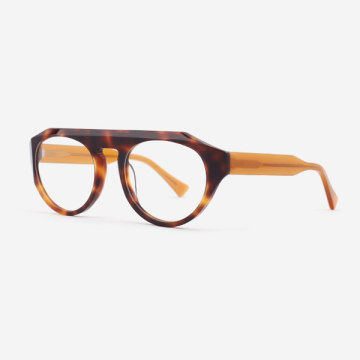 Pilot Bevelling Acetate Men's Optical Frames