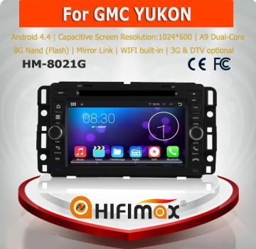 HIFIMAX Android 4.4.4 GMC Tahoe car dvd gps navigation system GMC Tahoe car radio stereo audio system multimedia playe
