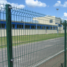 Triangle bending fence panels