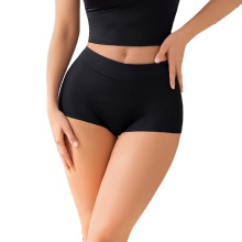 Women's Seamless Undergarments: Ice Silk No-Trace Panties, Boxers & Boy Shorts with Wide Waistbands