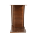 Table basse moderne en contreplaqué Table d&#39;appoint à tiroirs en bois courbé