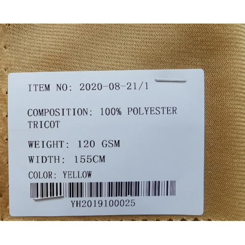 Pure Polyester Poly Tricot Fabrics