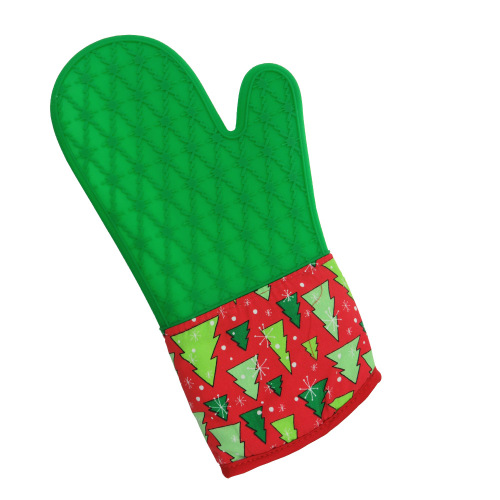 Christmas Silicone Oven Mitt