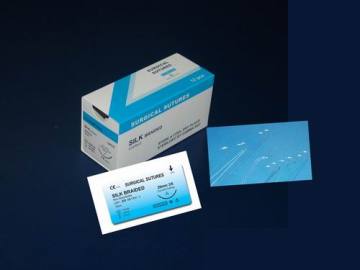 Cheap Non Absorbable Surgical Silk Suture With Needle
