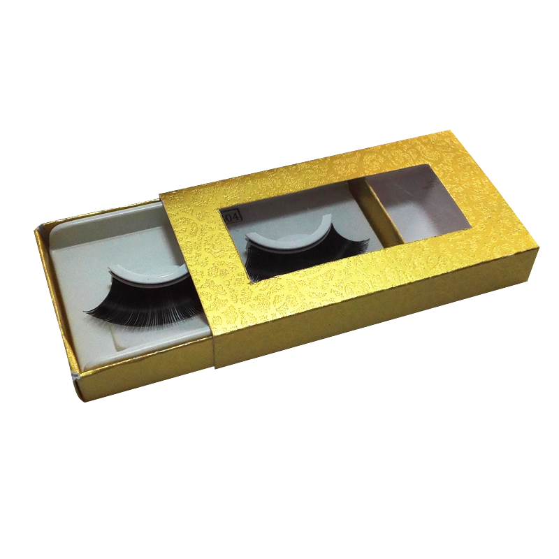 sliding box packaging for eyelashes