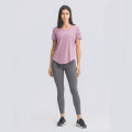 Round Neck Women T-shirt kortstondige paardensporen tops