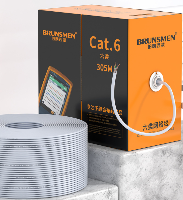 Kabel sieciowy Brunsmen Cat6 Kabel wewnętrzny