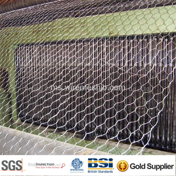 3.0 mm Galvanized Gabion Basket untuk Projek Sungai Bank