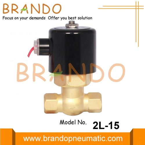 2L-15 1/2 Inch Steam Control Brass Solenoid Valve