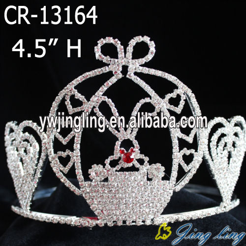 Wholesale Rhinestone 4 Inch Rabbit Bunny Easter Crowns