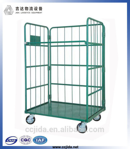 Foldable mesh shopping cart trolley