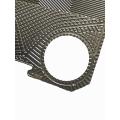 Titanium low-theta plate for heat exchanger S65