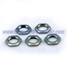 Zinc plated hex jam nut