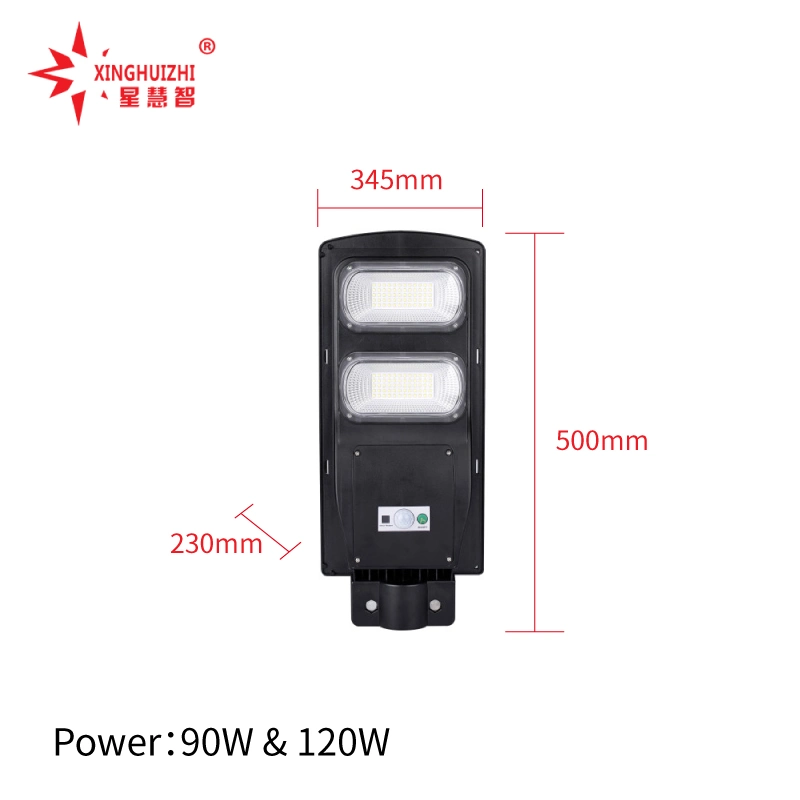 90W 120W 180W Outdoor Lighting IP65 LED Solar Street Lamp