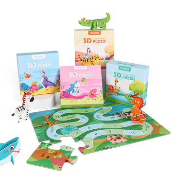 Wholesale Kids 3D Paper Puzzle Toy Set