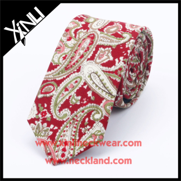 Paisley Design Mens 100% Handmade Silk Custom Printed Dress Ties