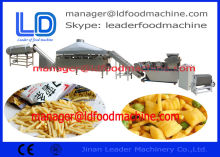 Plc Extruded Fried Fried Wheat Flour Snacks Making Machine 3d Pellet Processing