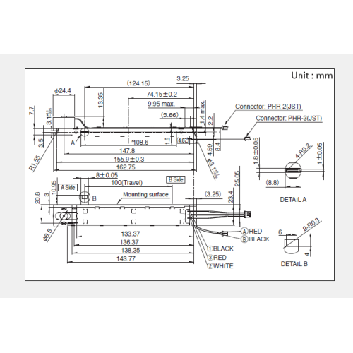 RSA0V11M-serie schuifpotentiometer