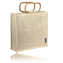 New design handle linen bag wholesale