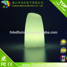 Polyethylene led restaurant mood table lamp