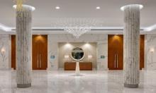 Seeded bubble glass chandelier art deco