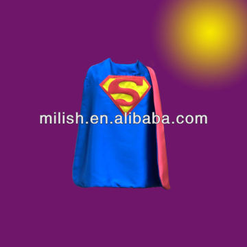 CAPE-0073 Halloween Satin reversible superman cape /children cape CAPE-0073