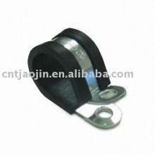 Cushioned hose clamp