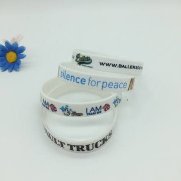 Imprinted Logo Silicone Wristband