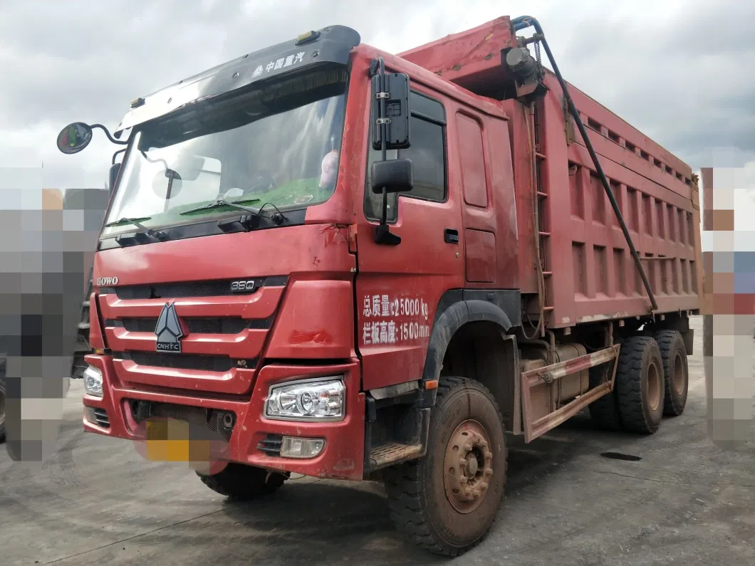 Used Sinotruk HOWO 380HP Heavy Duty Tipper Truck 6X4 10 Wheel Dump Truck for Hot Sale
