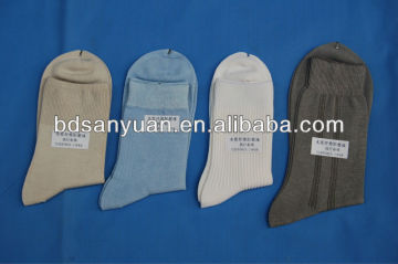 natural bamboo fibre silver fibre blended deodorant anti-bacterial socks