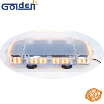 Amber Roof mount flashing led mini strobe hazard warning light bars for emergency vehicle