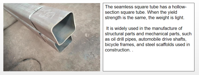 Carbon Square Tube Galvanized Rectangular Pipe Gi Square Pipe Price List